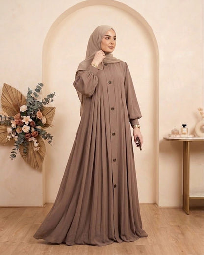 Stuff Georgette Elegant Modest Abaya