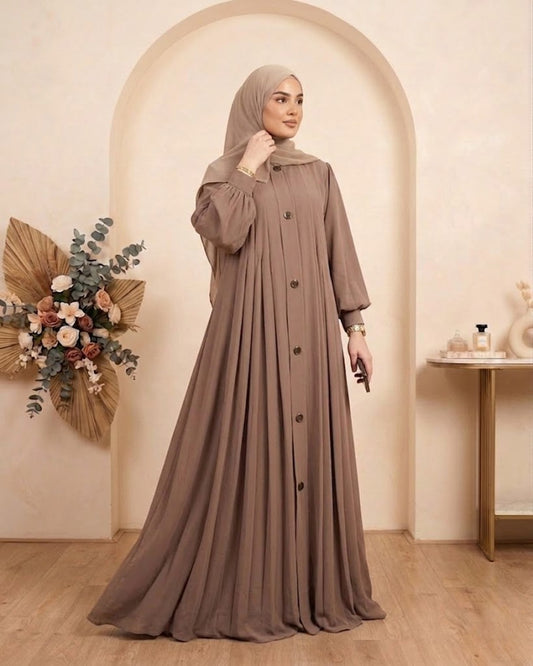 Stuff Georgette Elegant Modest Abaya