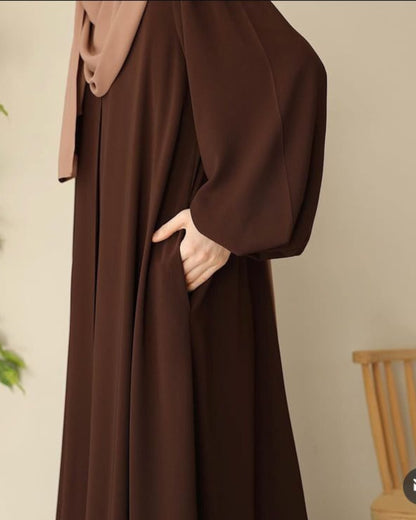 Stuff Georgette Elegant Modest Abaya