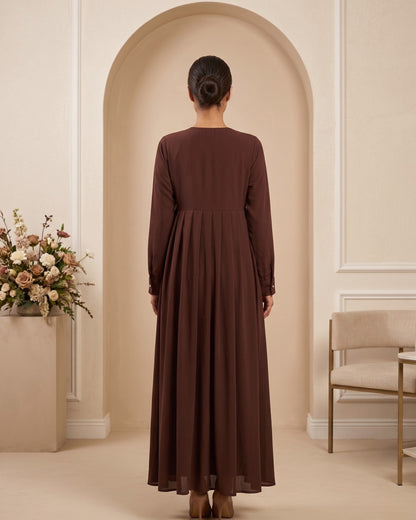 Essential Georgette Daily Abaya – Lightweight Flare & Comfort Fit