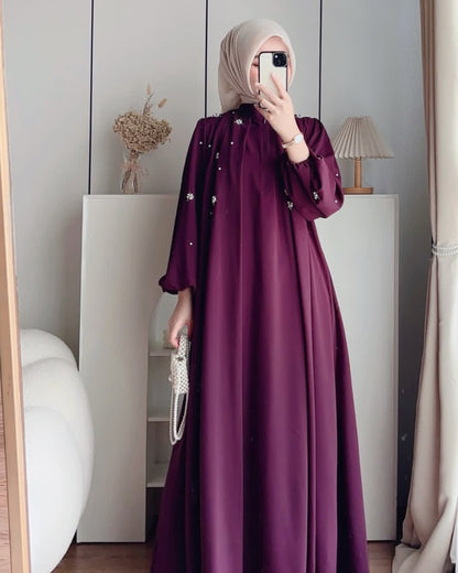 Stuff Georgette Elegant Modest Abaya