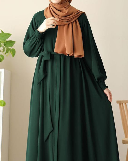 Stuff Georgette Elegant Modest Abaya