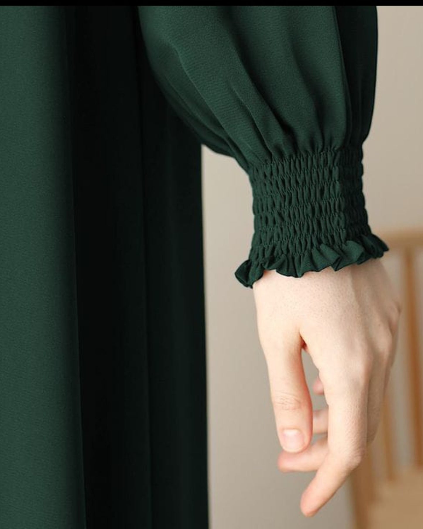 Stuff Georgette Elegant Modest Abaya