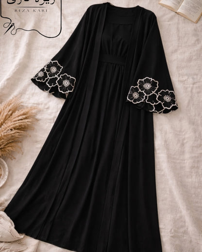 Stuff Georgette Elegant Modest Abaya