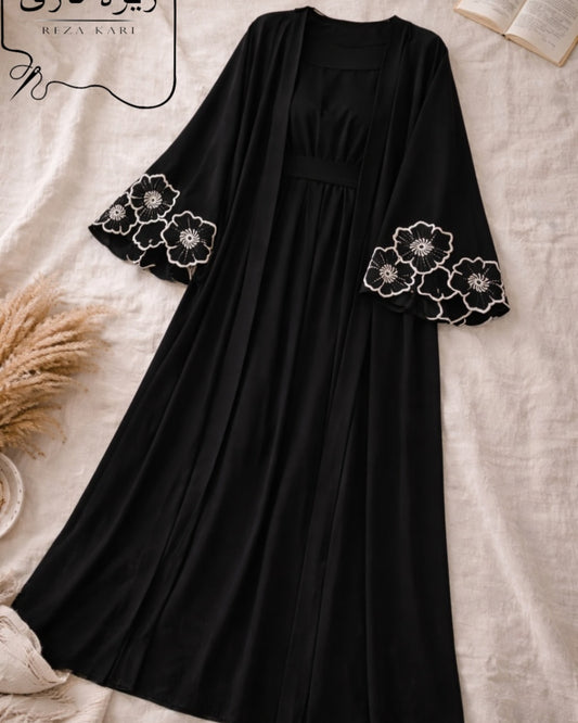 Stuff Georgette Elegant Modest Abaya