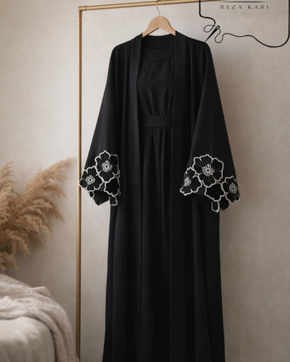 Stuff Georgette Elegant Modest Abaya