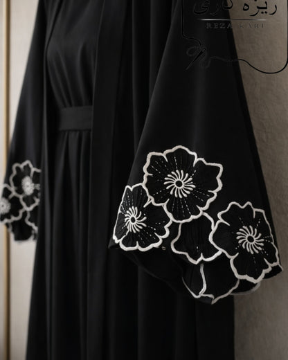 Stuff Georgette Elegant Modest Abaya