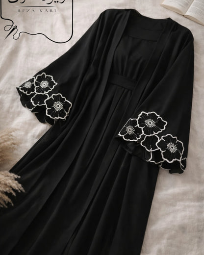 Stuff Georgette Elegant Modest Abaya