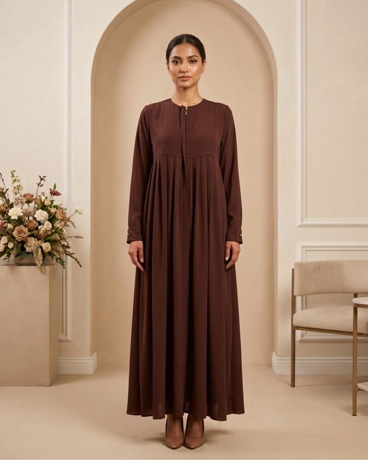 Essential Georgette Daily Abaya – Lightweight Flare & Comfort Fit