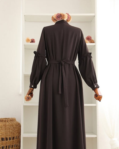 Stuff Georgette Elegant Modest Abaya
