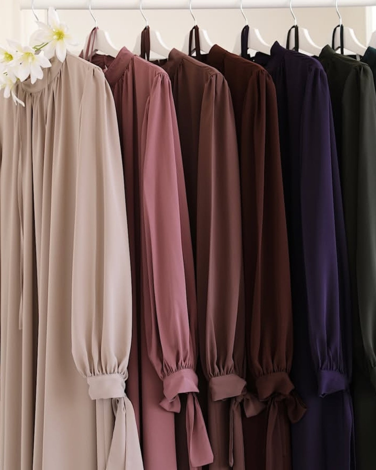 Stuff Georgette Elegant Modest Abaya