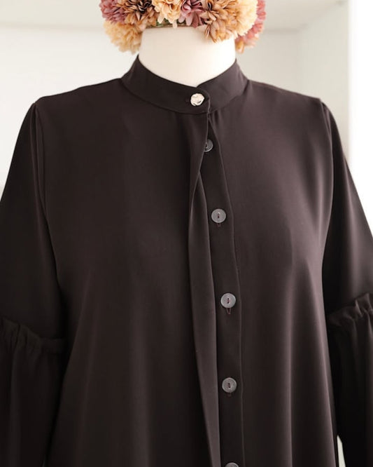 Stuff Georgette Elegant Modest Abaya