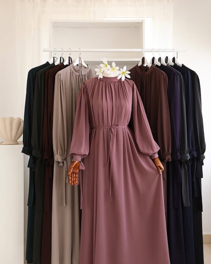 Stuff Georgette Elegant Modest Abaya