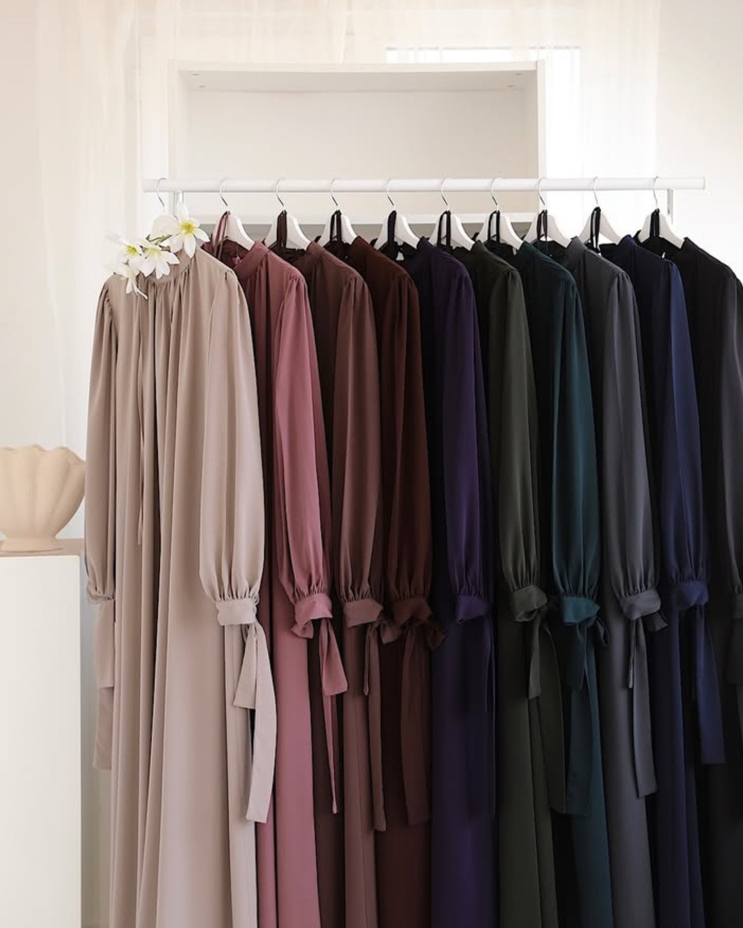 Stuff Georgette Elegant Modest Abaya