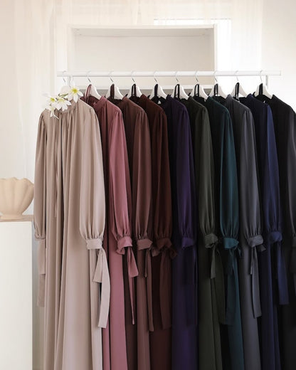 Stuff Georgette Elegant Modest Abaya