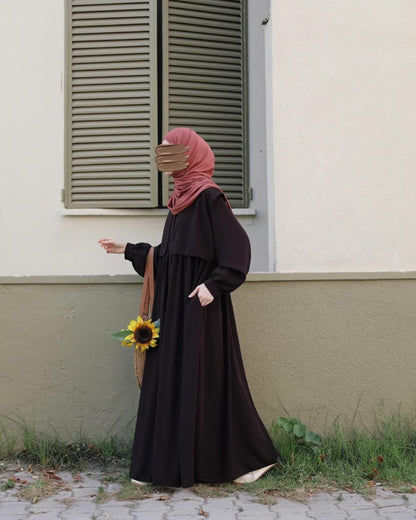 Stuff Georgette Elegant Modest Abaya