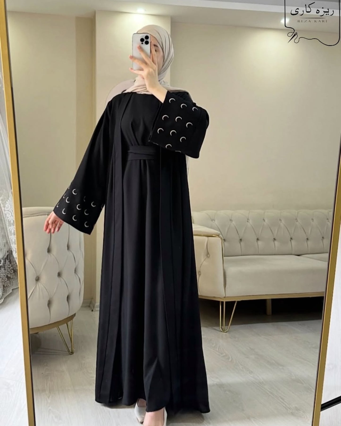 Stuff Georgette Elegant Modest Abaya