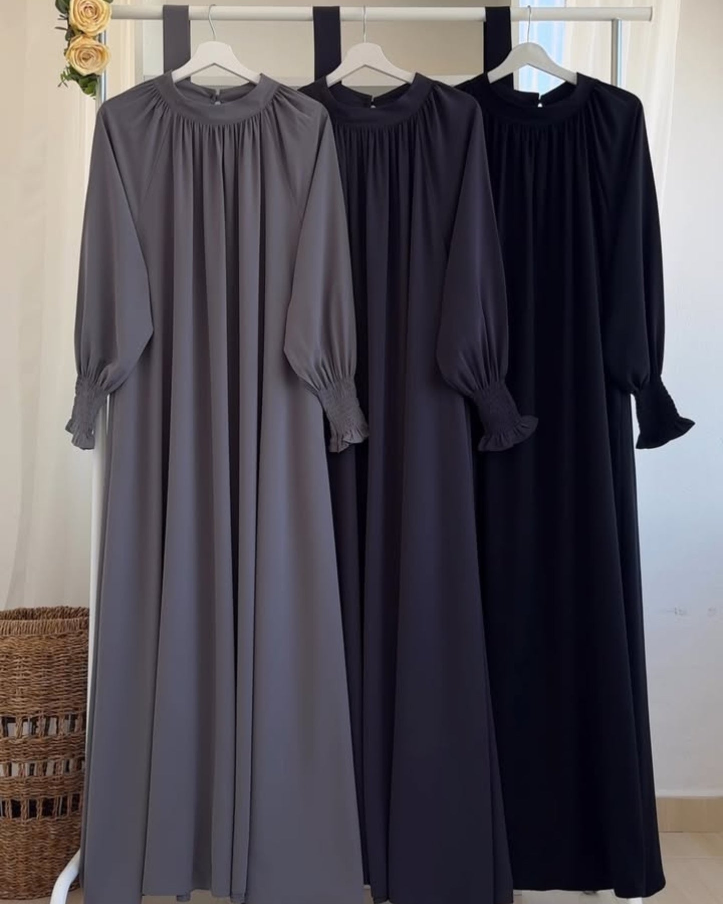 Stuff Georgette Elegant Modest Abaya