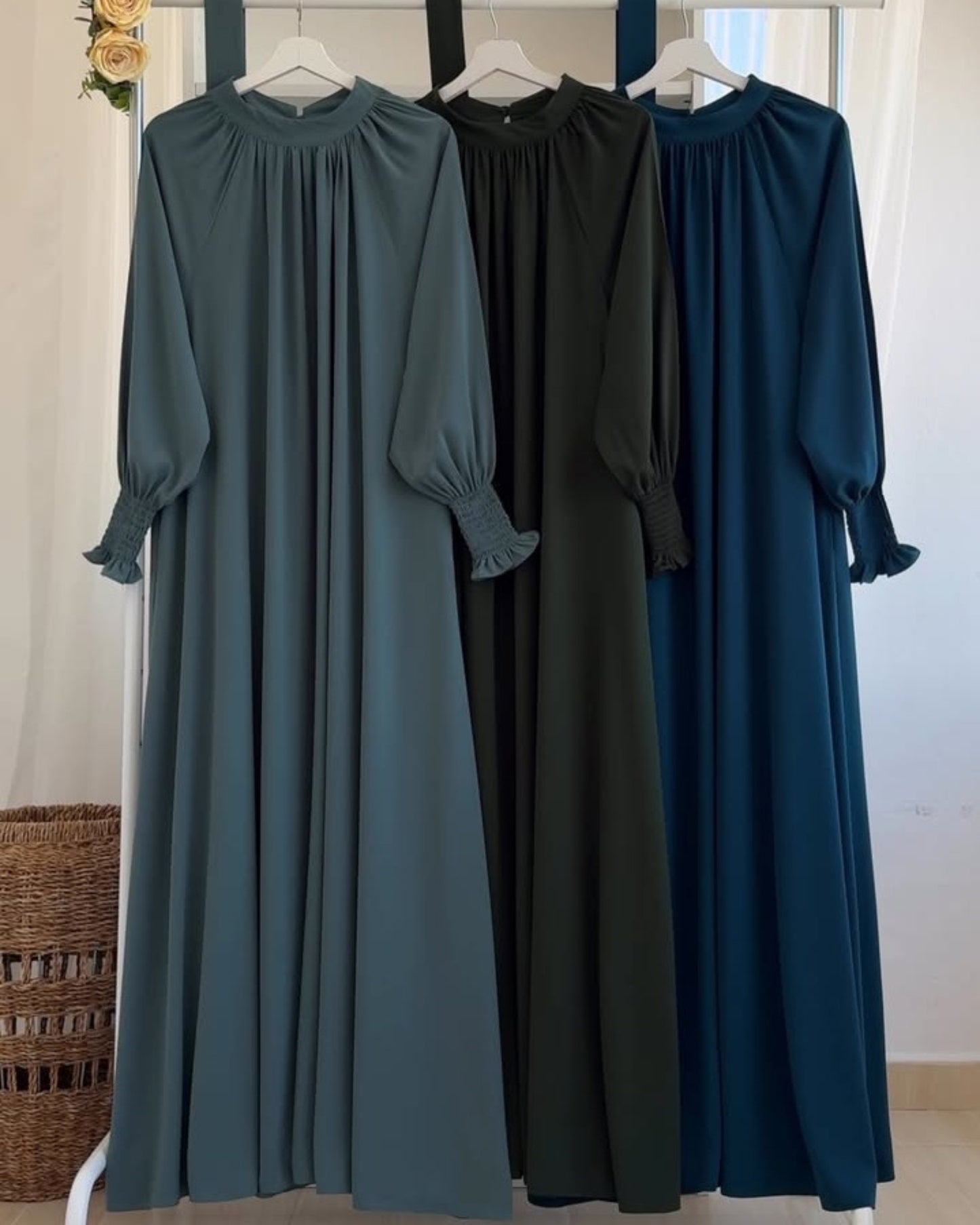 Stuff Georgette Elegant Modest Abaya