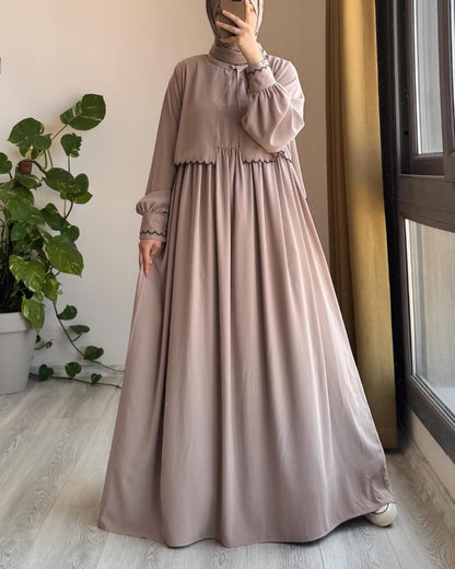 Stuff Georgette Elegant Modest Abaya