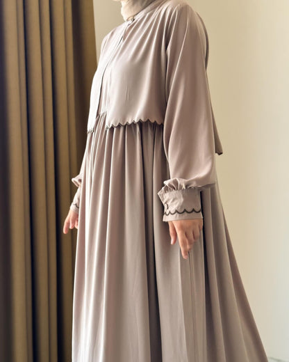 Stuff Georgette Elegant Modest Abaya