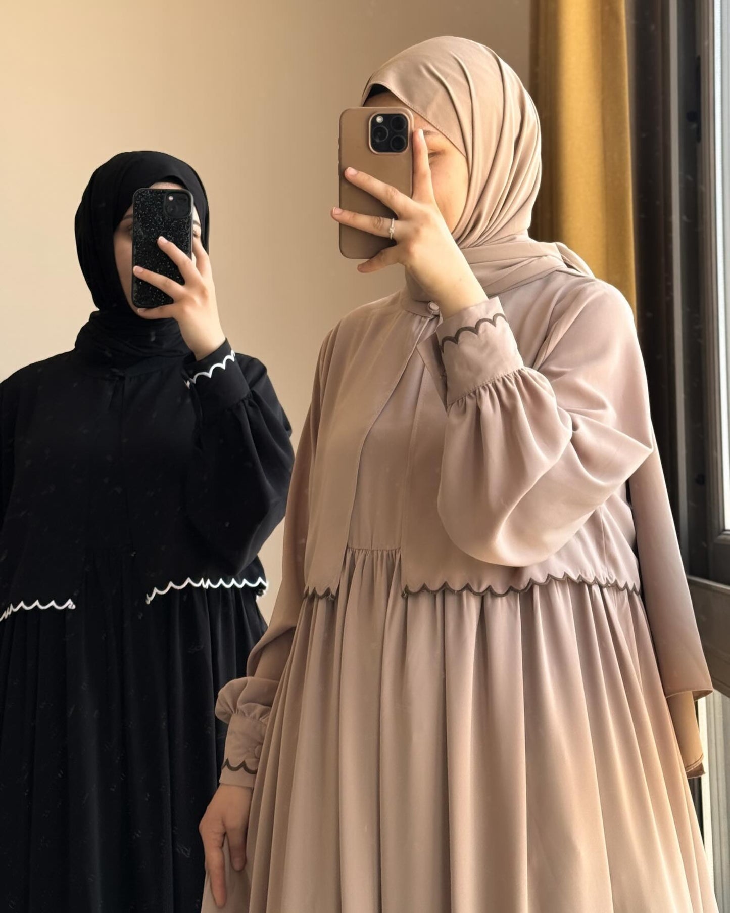 Stuff Georgette Elegant Modest Abaya
