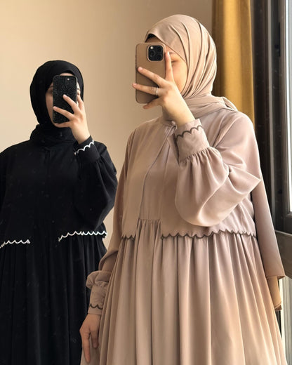 Stuff Georgette Elegant Modest Abaya