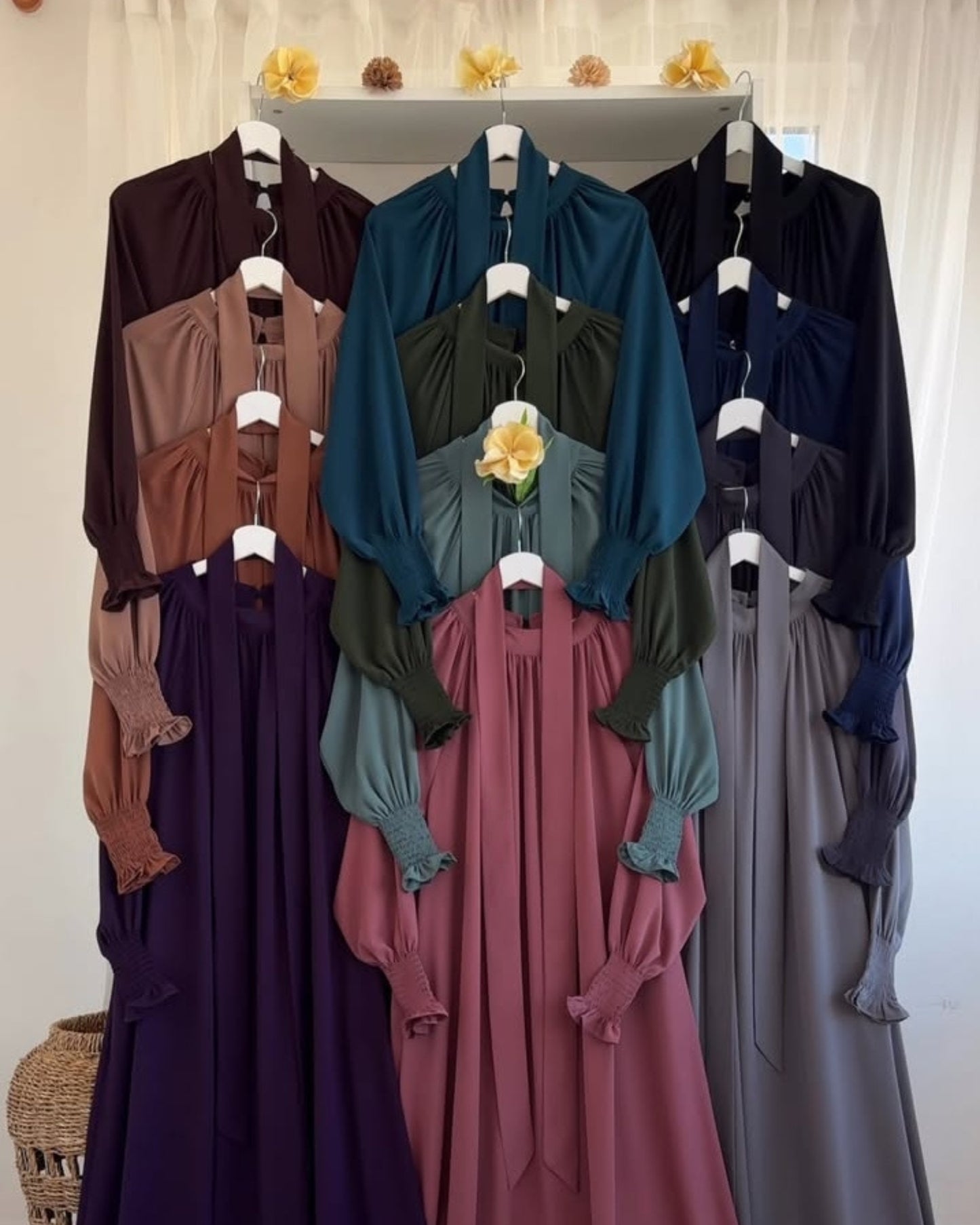 Stuff Georgette Elegant Modest Abaya