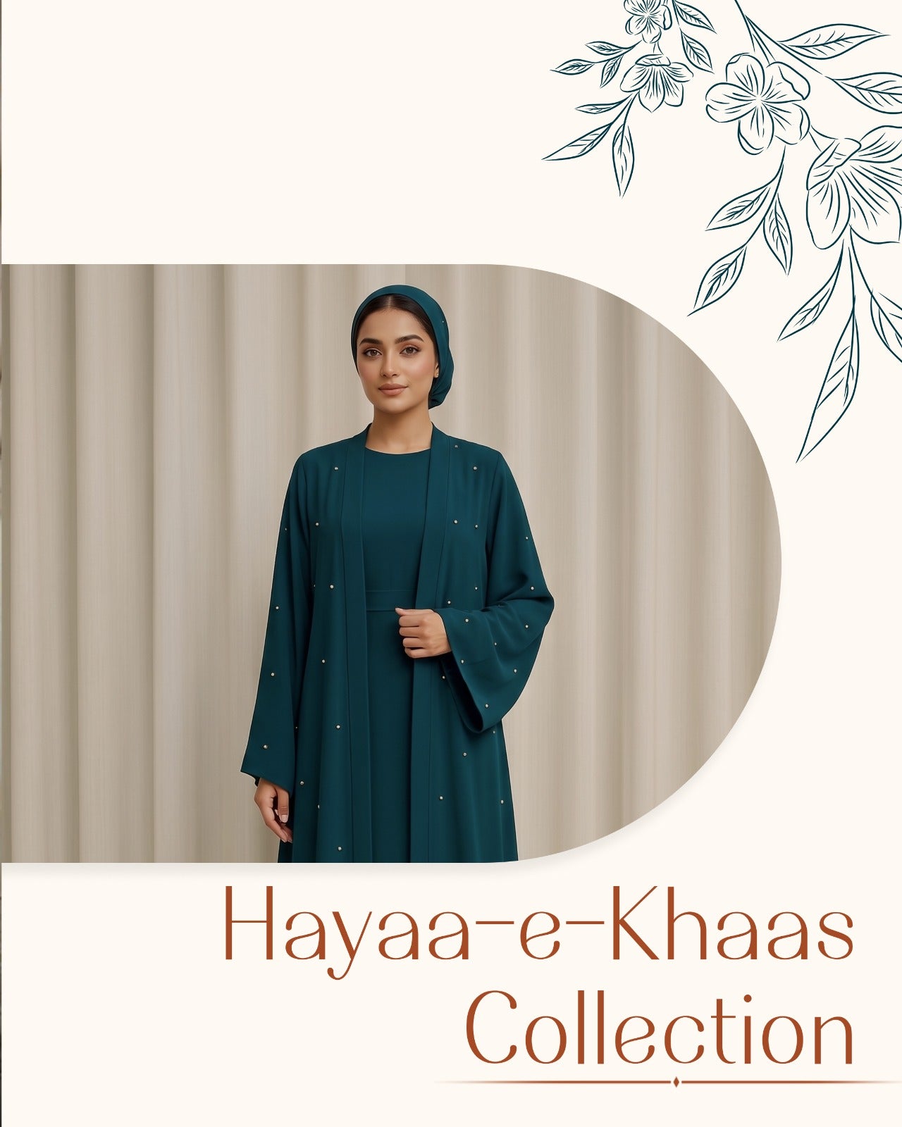 Stuff Georgette Elegant Modest Abaya