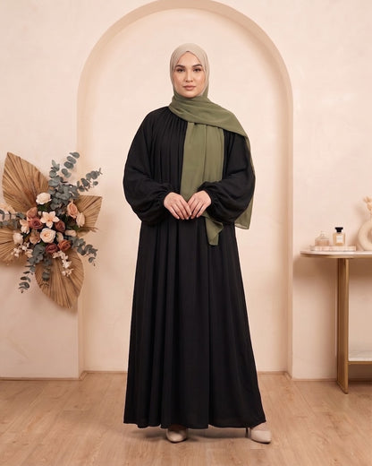 Stuff Georgette Elegant Modest Abaya