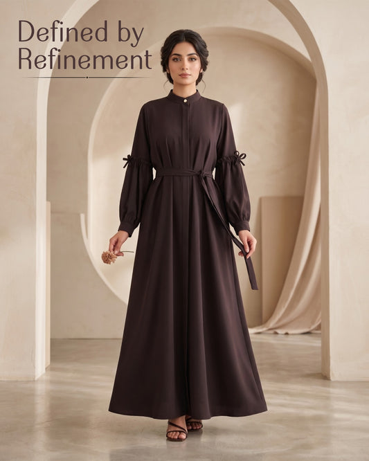 Premium Georgette A-Line Abaya – Defined by Refinement