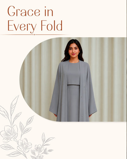 Stuff Georgette Elegant Modest Abaya