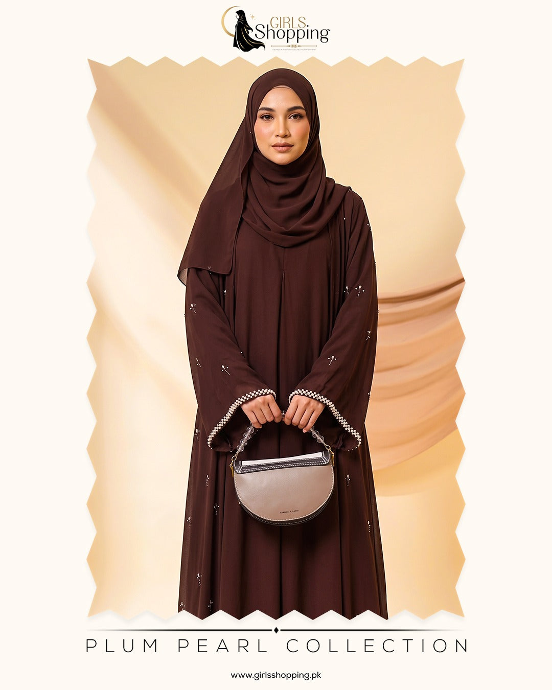 Stuff Georgette Elegant Modest Abaya