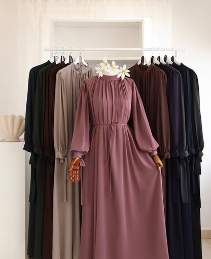 Stuff Georgette Elegant Modest Abaya